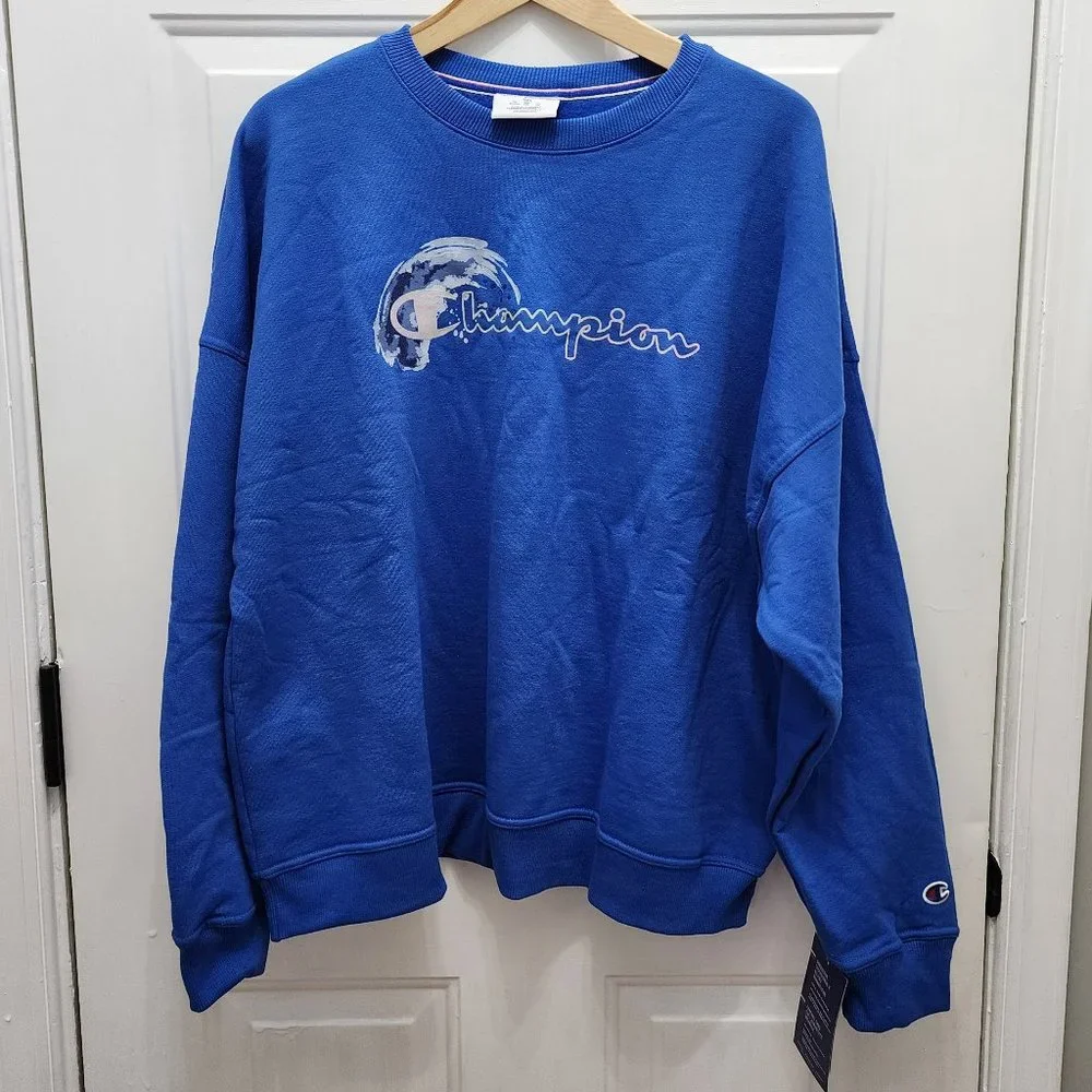 NWT Women's Champion Powerblend Fleece Pullover Sweatshirt Size 2XL